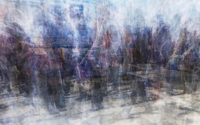 Venezia Santa Lucia - a Digital Graphics and Cartoon Artowrk by Luana Bagnasco